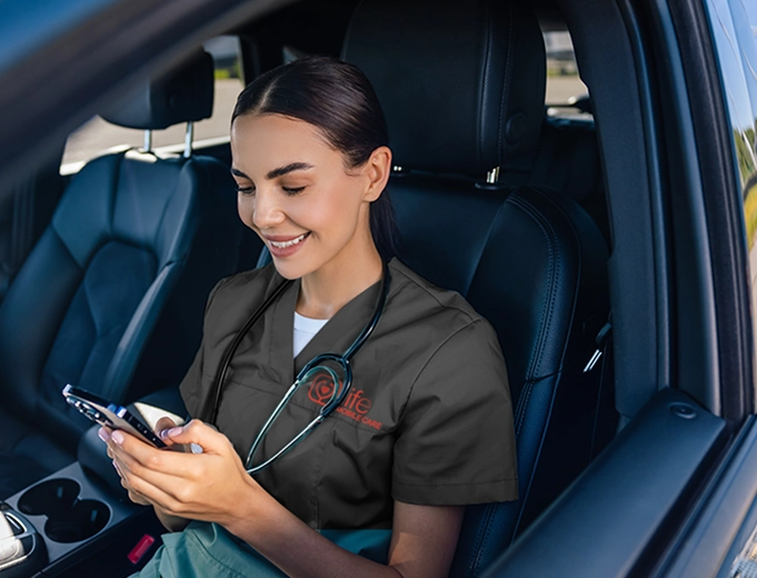 Smiling nurse